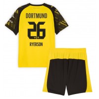 Borussia Dortmund Julian Ryerson #26 Domáci Detský futbalový dres 2025-26 Krátky Rukáv (+ trenírky)